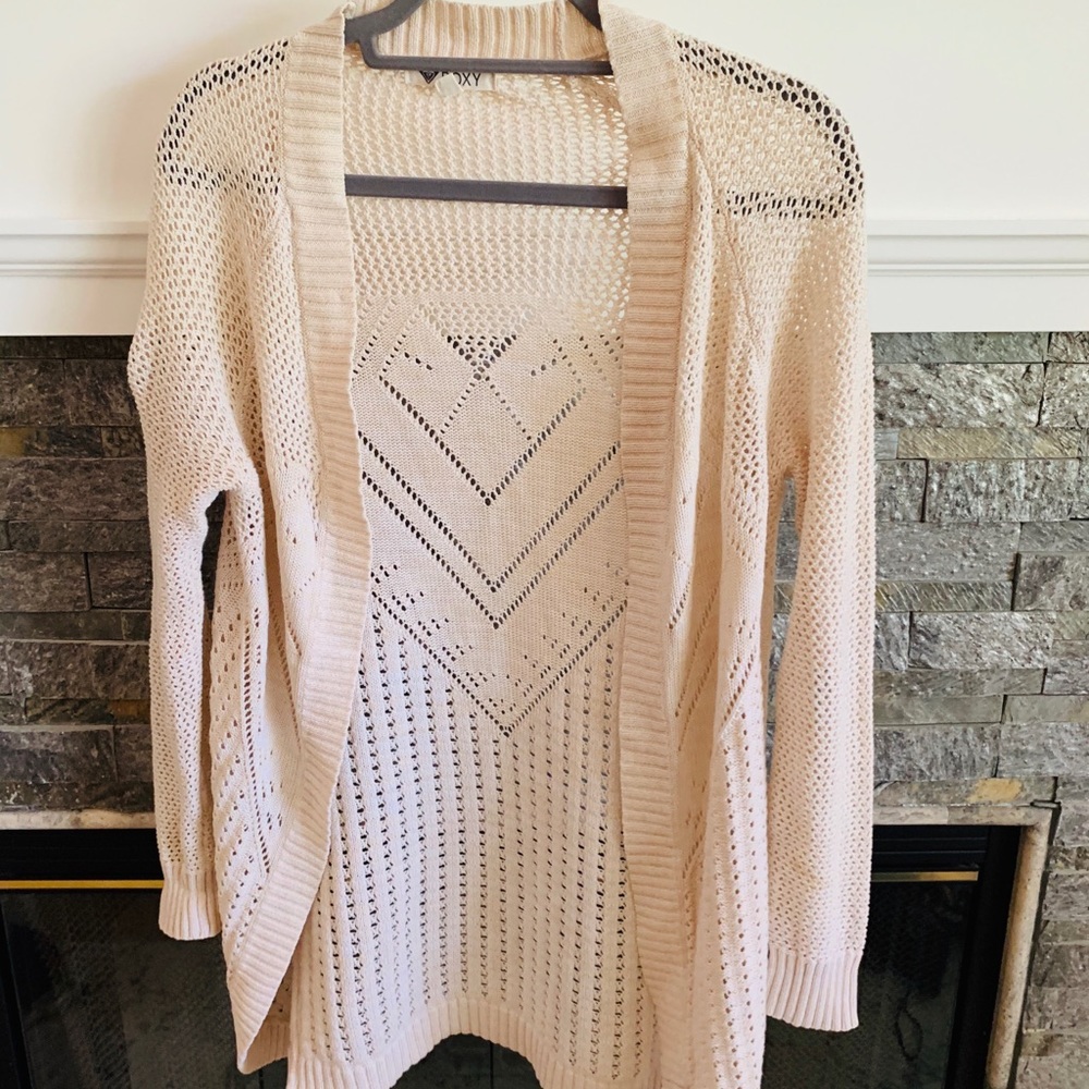 Roxy Knit Cotton Cardigan